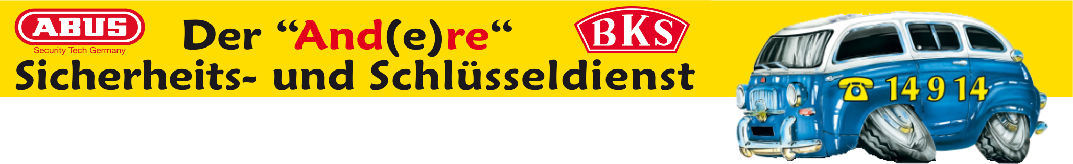 Schlüsseldiesnt Caspari Kopfbanner